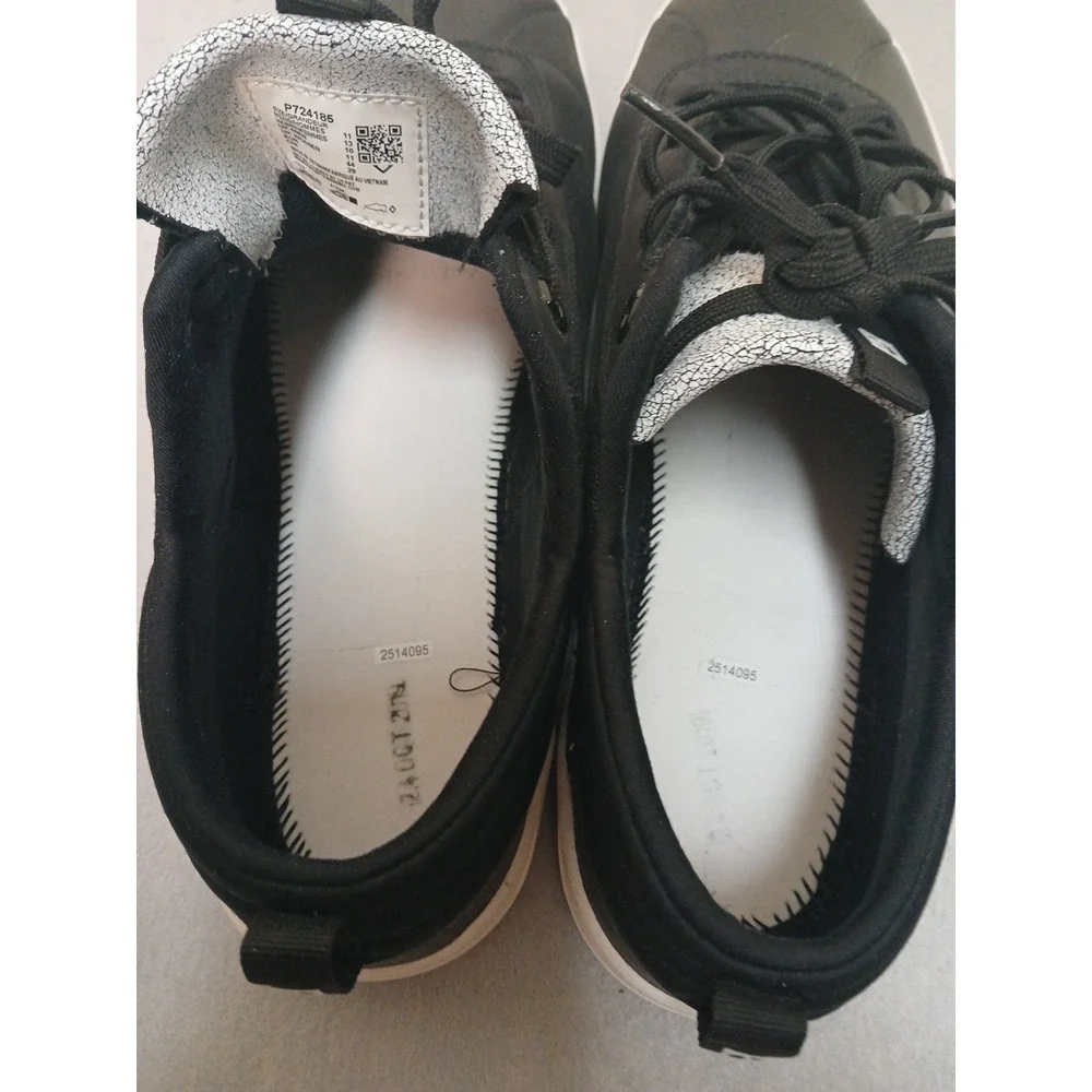Caterpillar CAT Black White Mens Leather Casual Shoes Sneakers P724185 Mens 11